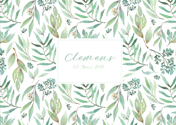 Ein Männlein steht im Walde – Grün