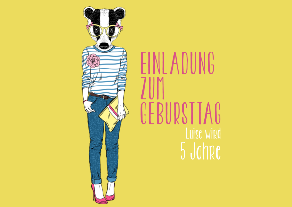 Dachs Mädchen Luise