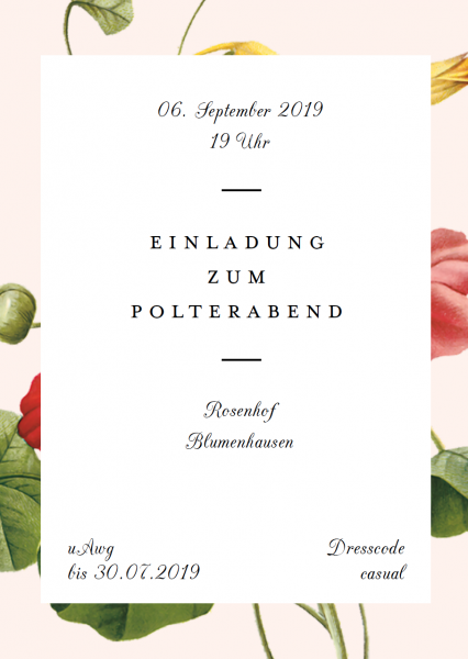 Jorinde und Joringel – Polterabend