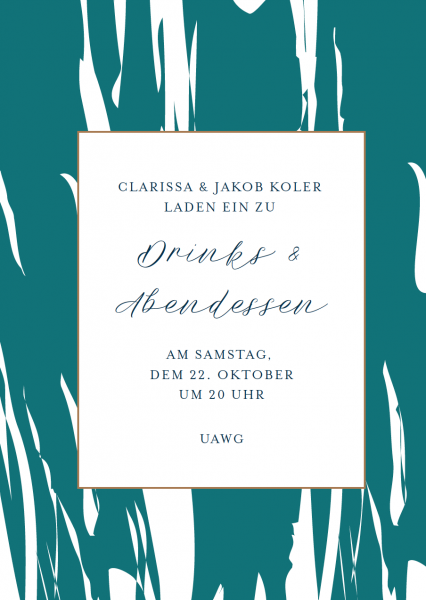 Drinks und Abendessen