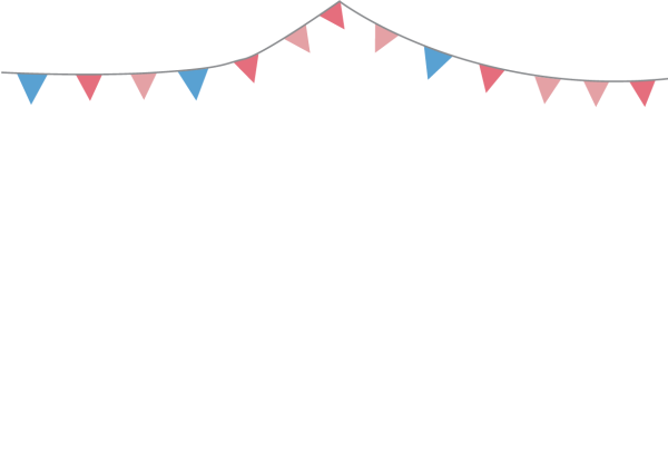 Fähnchen auf dem Turm – Rot