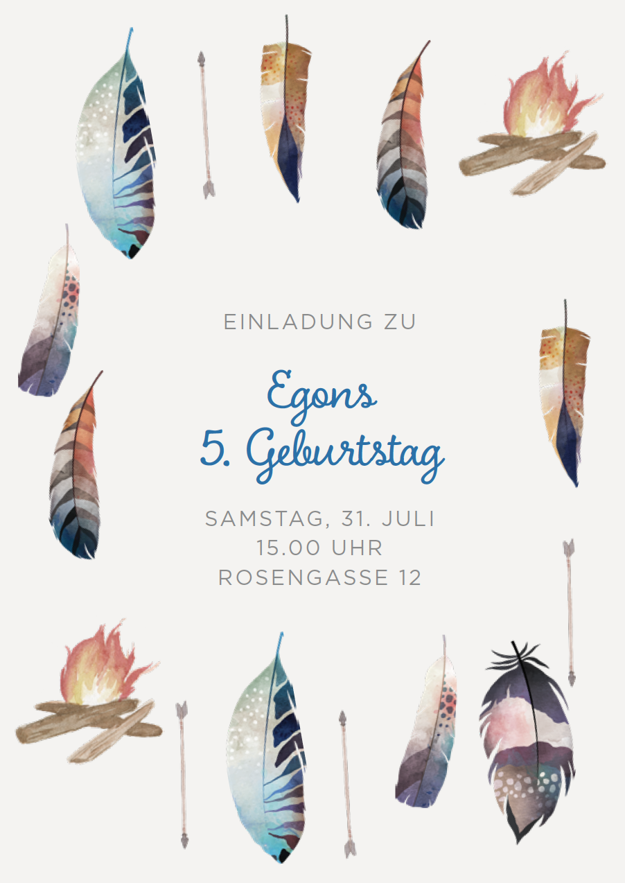 Schoene-Post-Geburtstag-Indianerparty-blau-Ansicht01