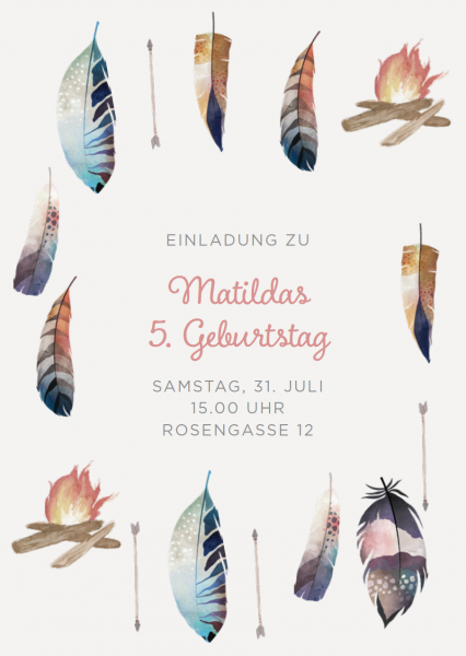 Indianerparty Mädchen