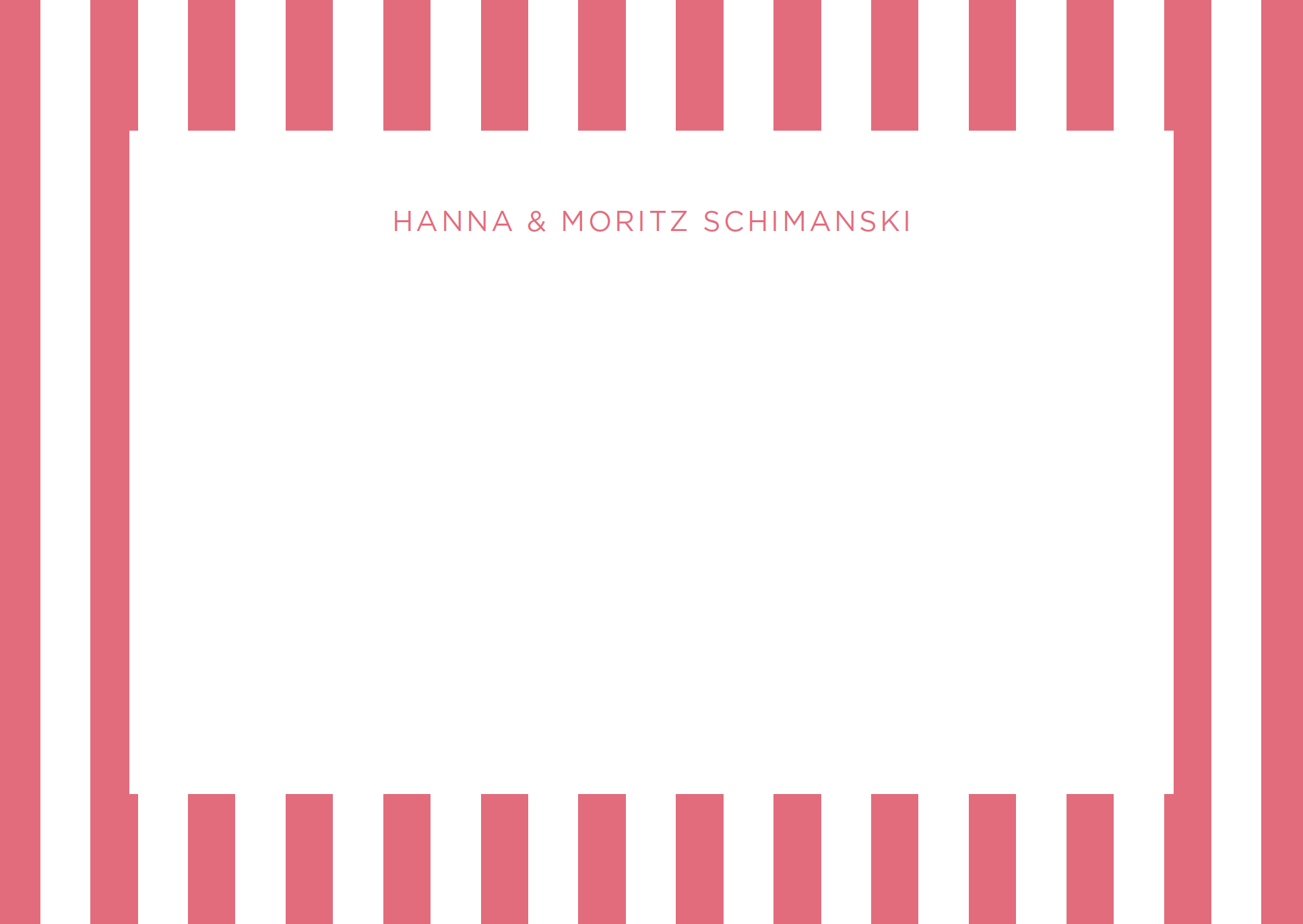 Schoene-Post-Grusskarte-Stripes-Rot-Ansicht