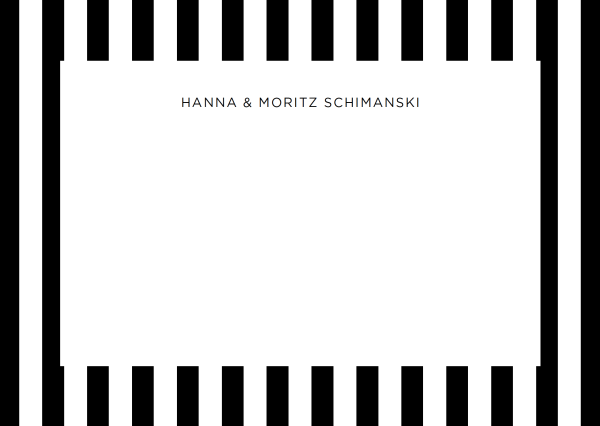 Stripes – Schwarz