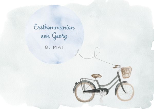 Fahrradtour – Blau