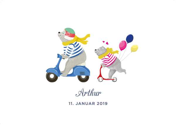 Brüderchen und Schwesterchen – Blau