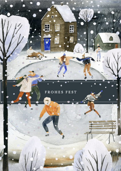 Kommt wir werfen einen Schneeball